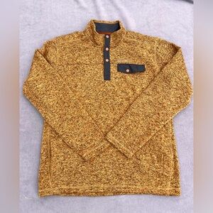 Eddie Bauer Convector Snap Mock Fleece Size LT with 2 pockets!!!